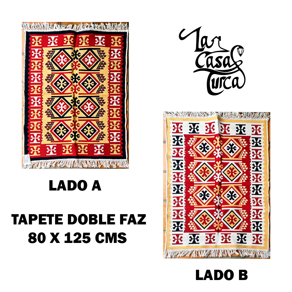 Tapete Kilim Doble Faz 80x125 cm