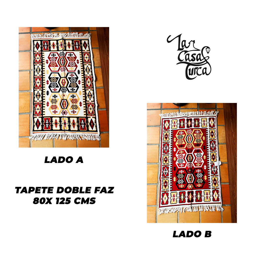 Tapete Kilim Doble Faz 80x125 cm