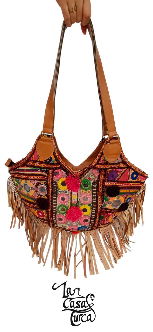 Bolso Hindú en Cuero de Camello