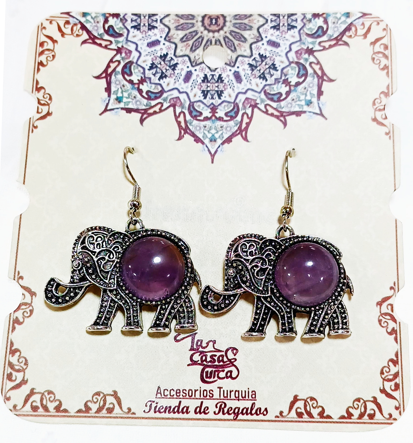 Aretes Tailandés Elefante