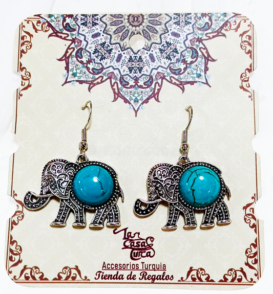 Aretes Tailandés Elefante