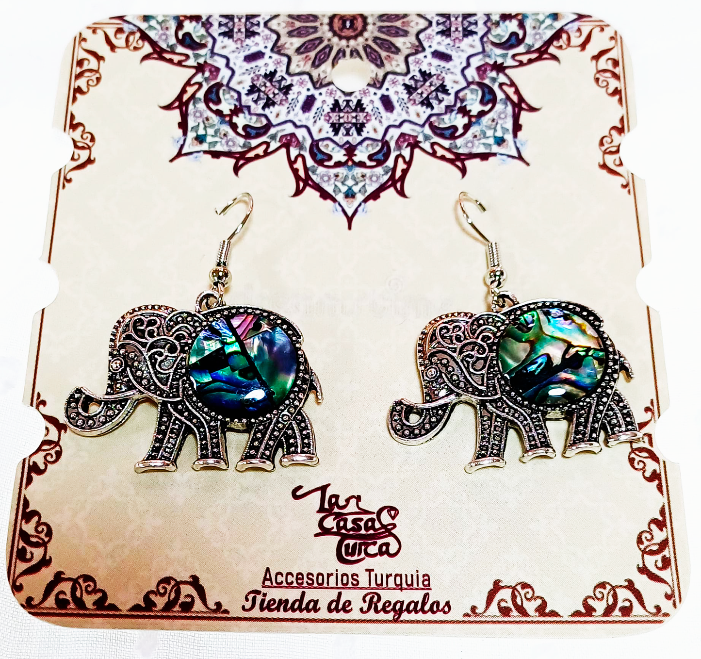 Aretes Tailandés Elefante